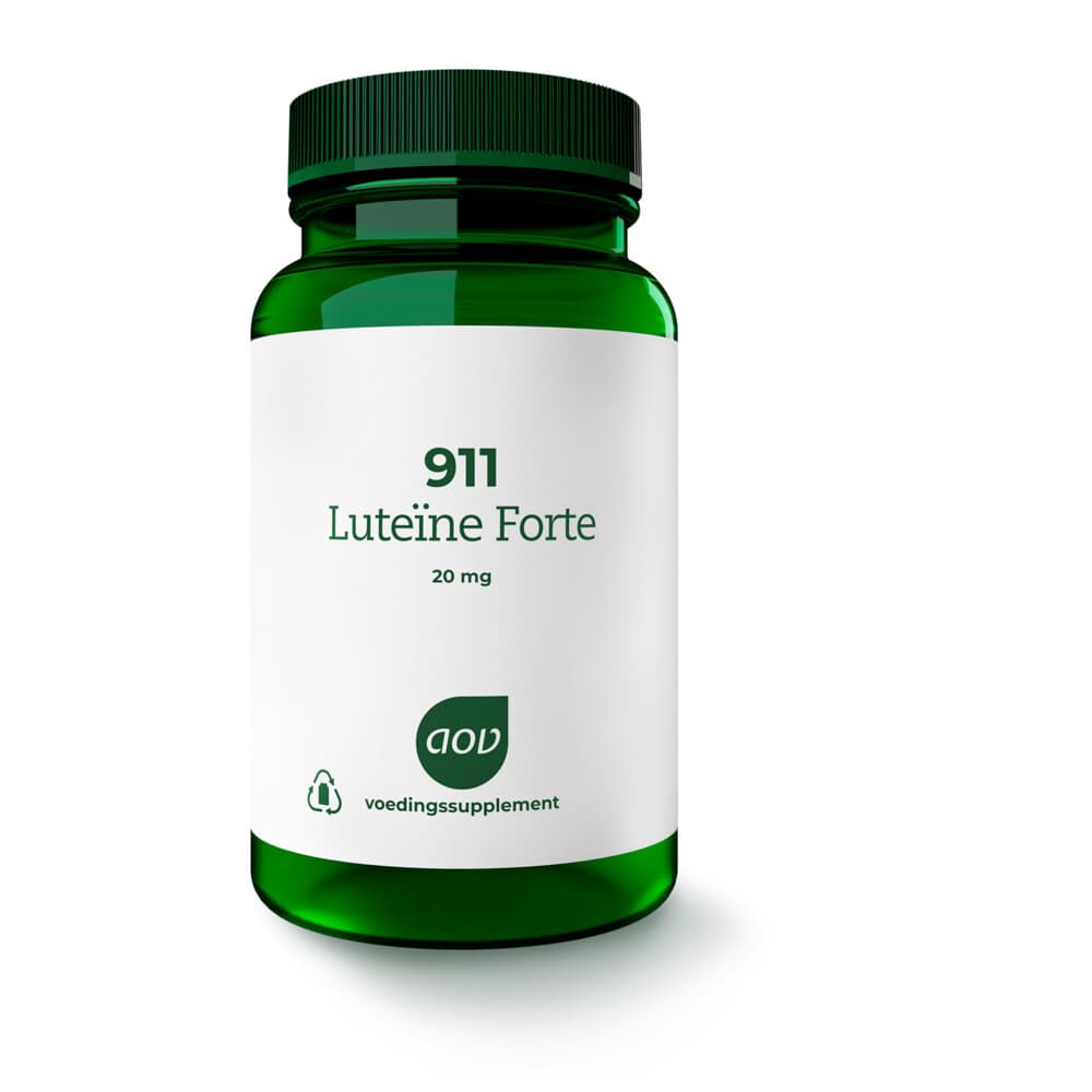 Gratis Verzending: AOV 911 Luteïne Forte (20 mg) 60 capsules