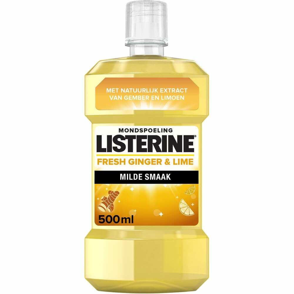 Listerine Mondwater Fresh Ginger&Lime 500 ml