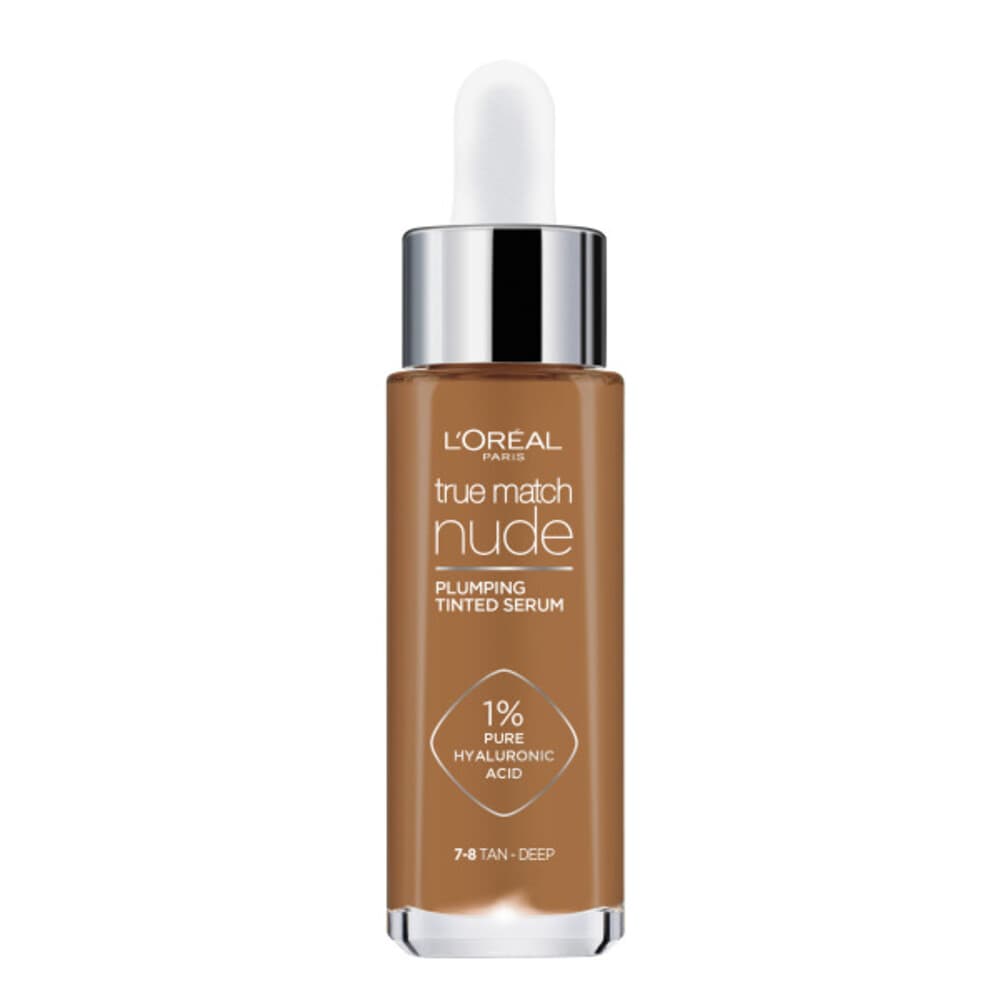 3x L'Oréal True Match Nude Getint Serum 7-8 Tan Deep 30 ml