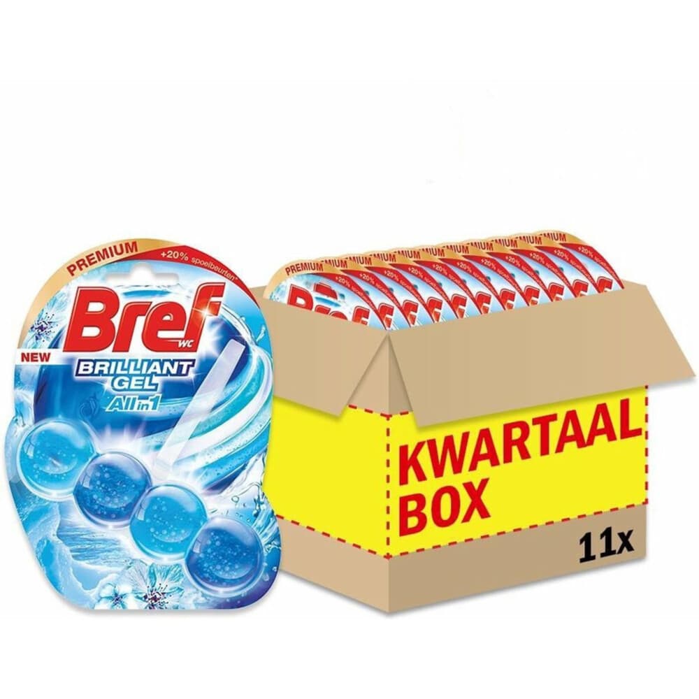 11x Bref Toiletblok Brilliant Gel Arctic Ocean