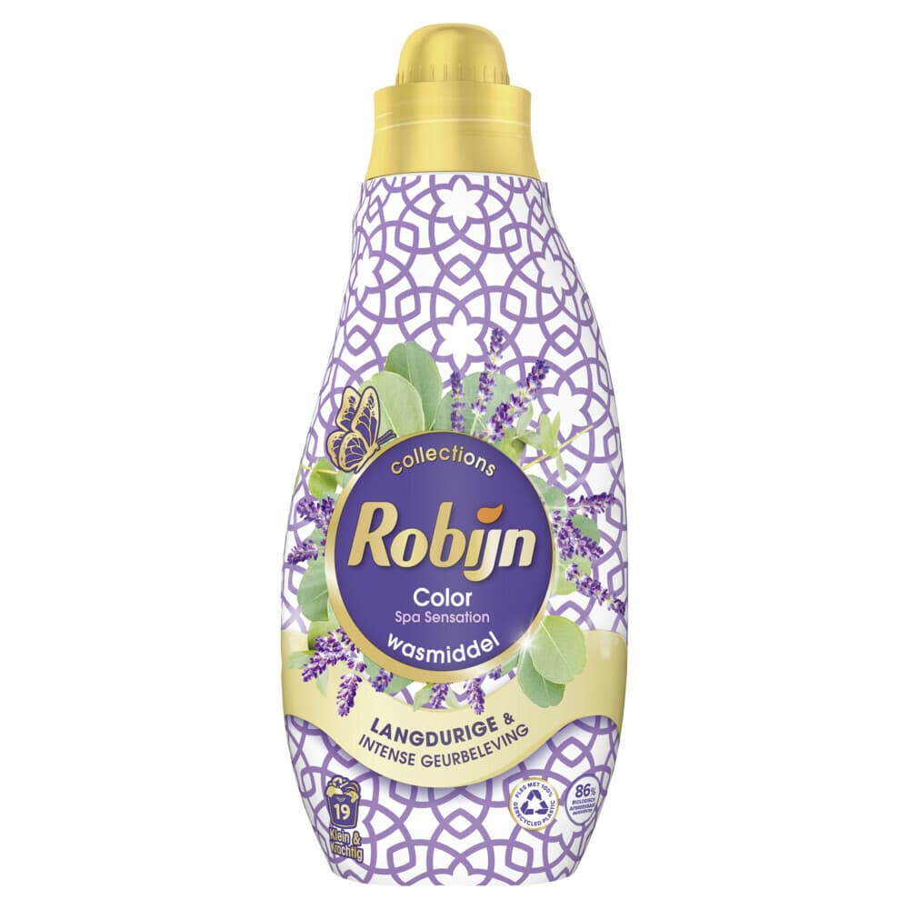 2+1 gratis: Robijn Klein&Krachtig Wasmiddel Spa Sensation 19 Wasbeurten 665 ml