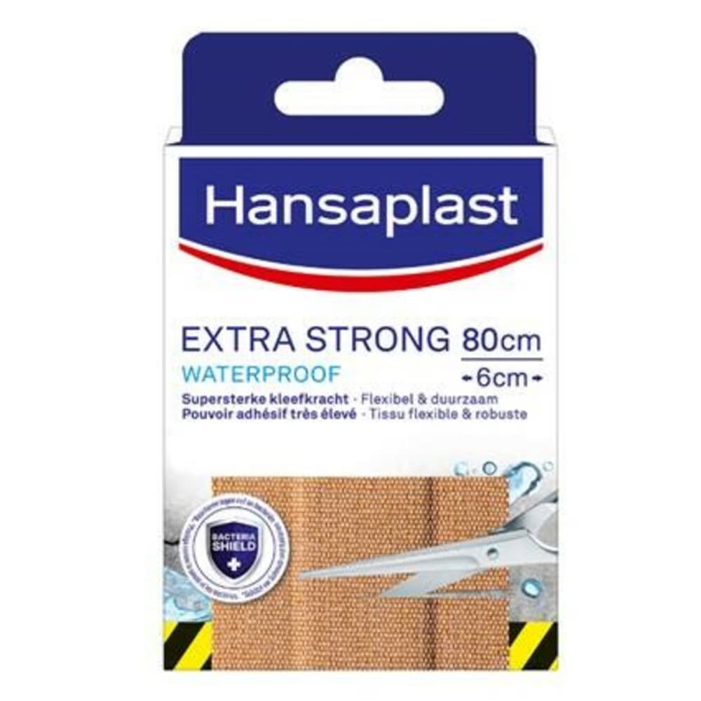 2e halve prijs: Hansaplast Extra Strong Waterproof 80 x 6 cm