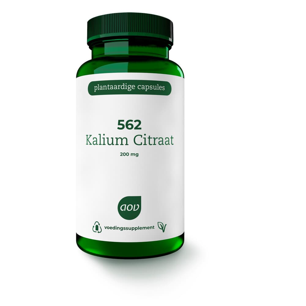Gratis Verzending: 2x AOV 562 Kalium Citraat 200mg 90 vegacapsules