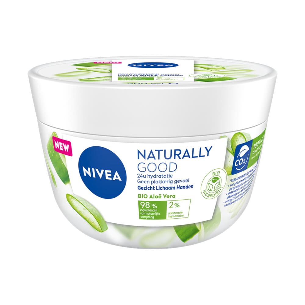 1+1 gratis: NIVEA Naturally Good Bodycrème Aloë 200 ml
