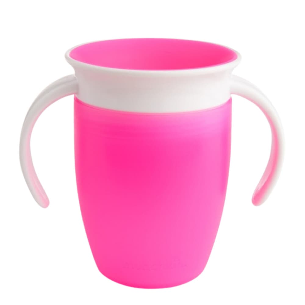 2x Munchkin Miracle Trainer Oefenbeker Roze 207 ml