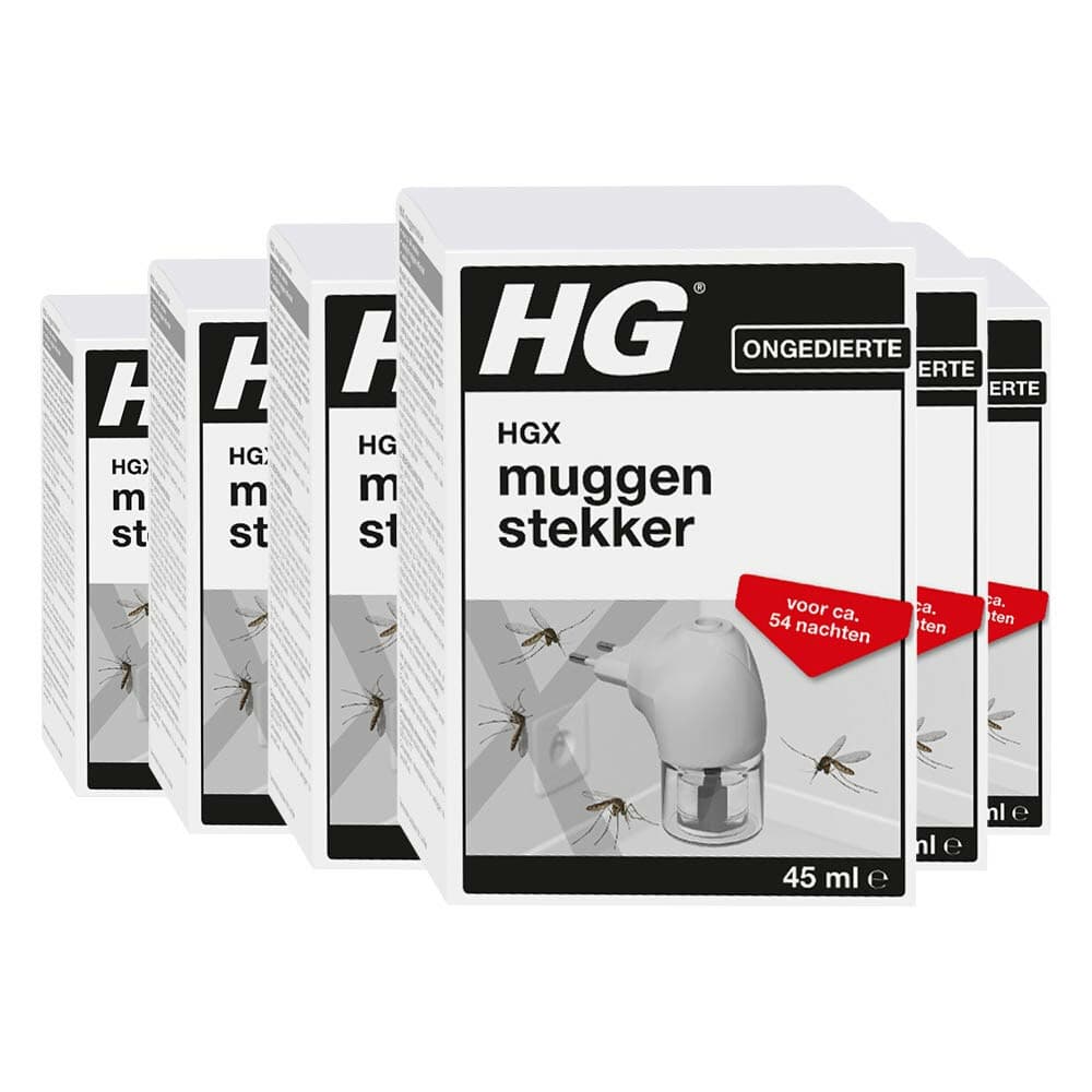 6x HG X Muggenstekker