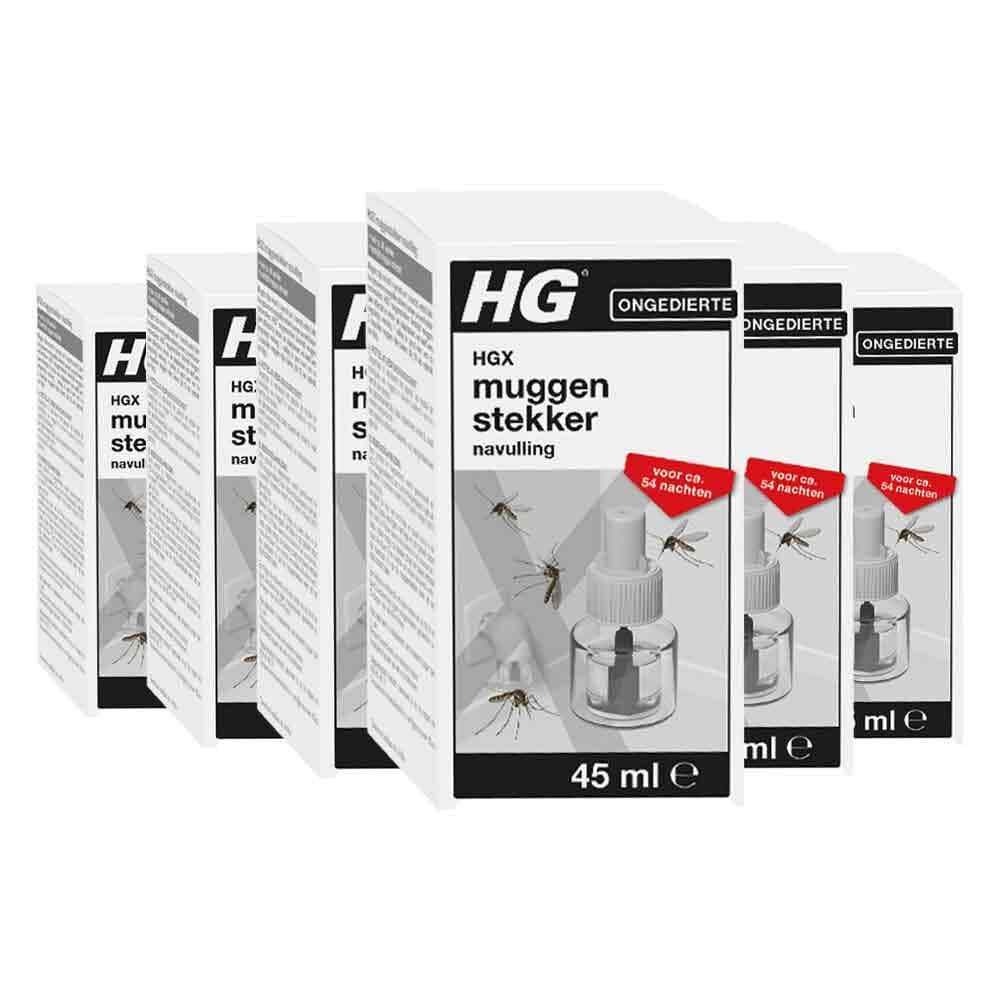 6x HG X Muggenstekker Navulling