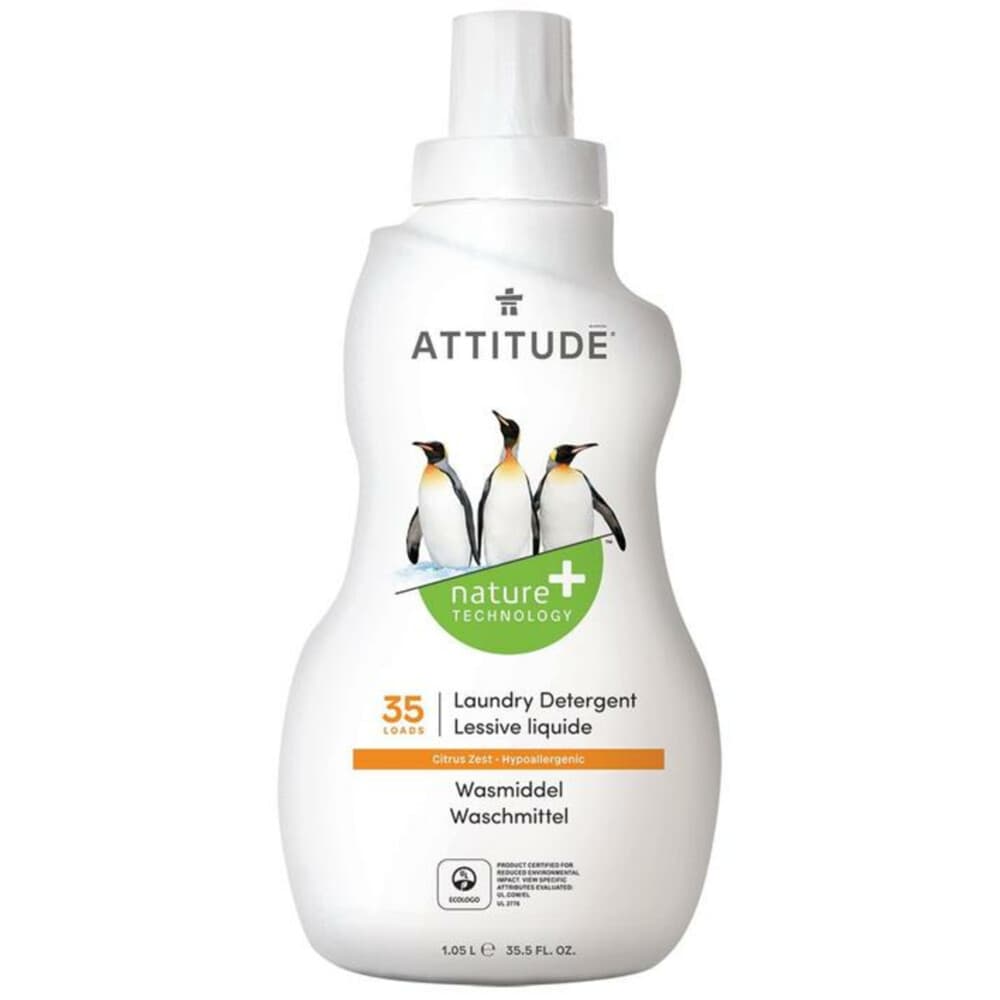 Attitude Wasmiddel Citrus Zest 35 Wasbeurten 1 liter