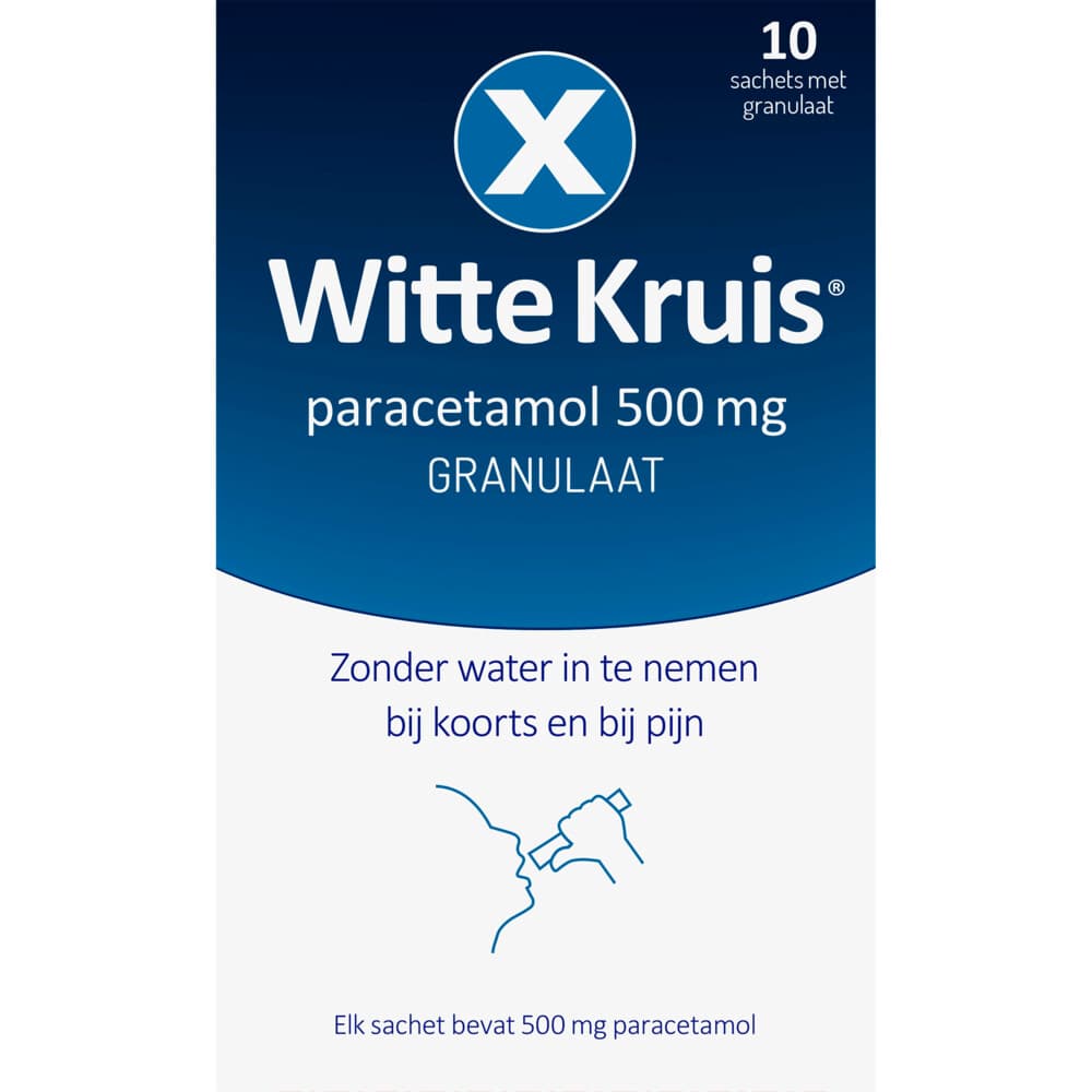 Witte Kruis Paracetamol Granulaat 10 sachets