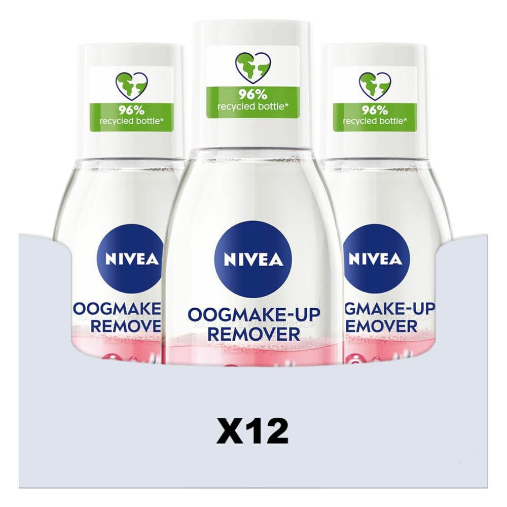 12x NIVEA Oogmake-Up Remover Stralende Oogcontouren 125 ml