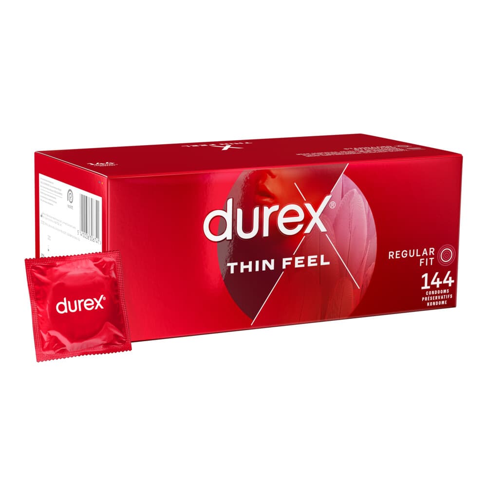 2x Durex Condooms Thin Feel 144 stuks
