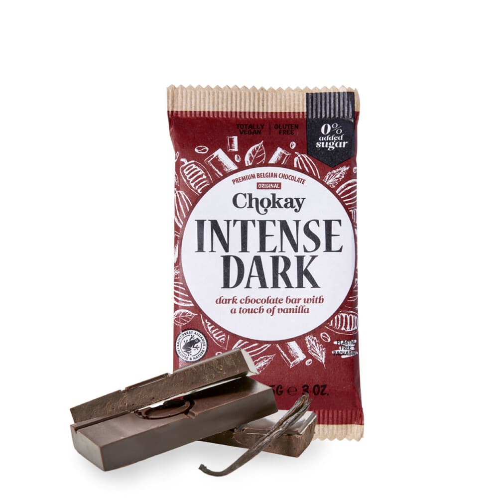 6x Chokay Original Pure Chocolade Intens Donker 85 gr