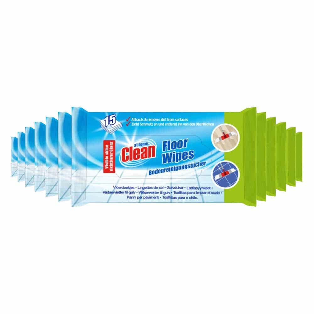 12x At Home Reinigingsdoekjes Vloer 15 stuks