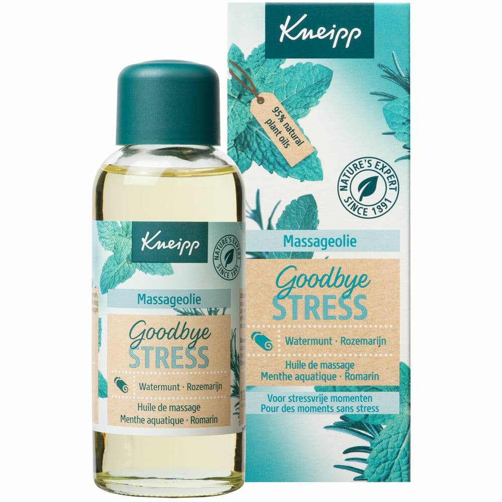 3x Kneipp Massageolie Goodbye Stress 100 ml