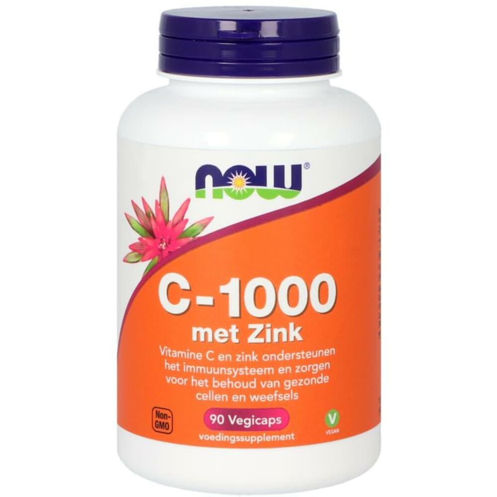 Gratis Verzending: NOW C-1000 met Zink 90 capsules