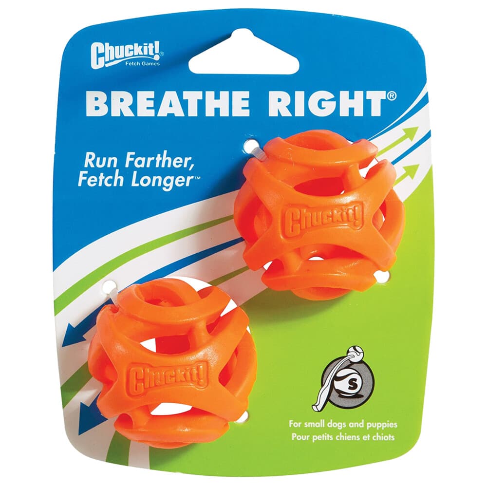 Chuckit Breathe Right Fetch Ball Small 2 stuks