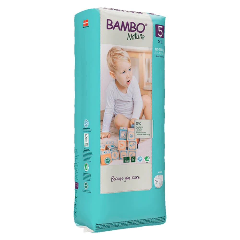 Bambo Nature Luiers Maat 5 (12-18 kg) 44 stuks
