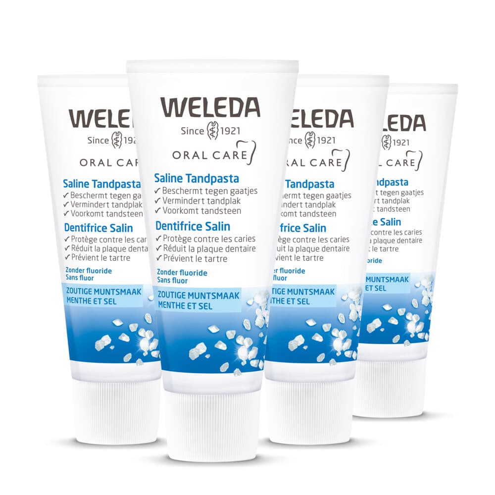4x WELEDA Tandpasta Saline 75 ml