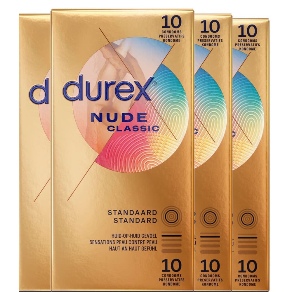 2x Durex Condooms Nude 40 stuks