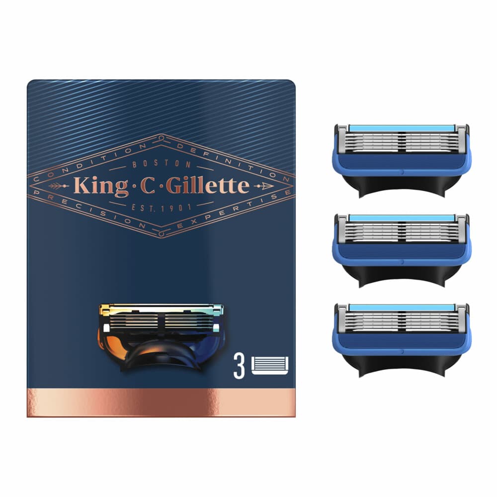 King C. Gillette Scheermesjes 3 stuks