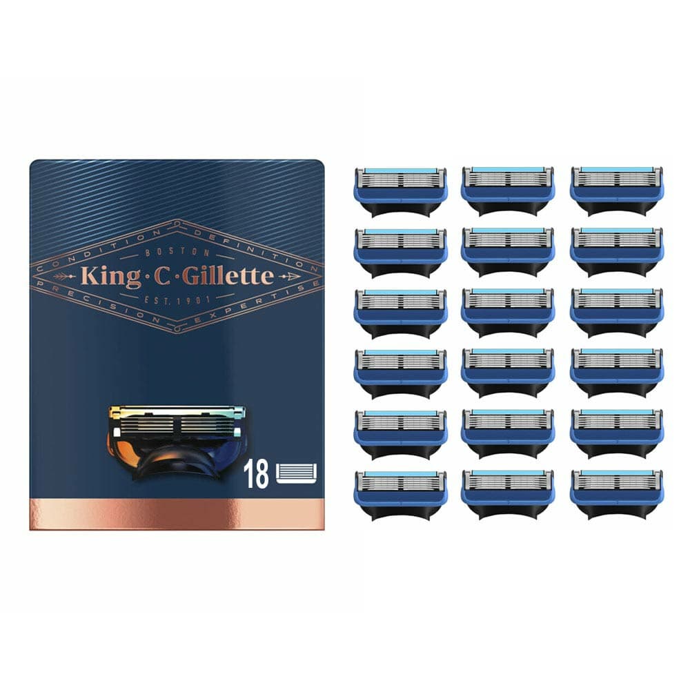 6x King C. Gillette Scheermesjes 3 stuks