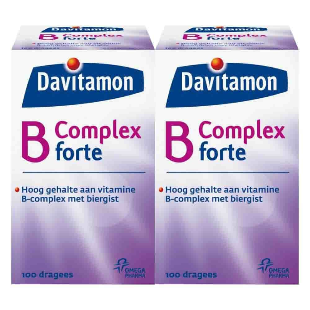 Gratis Verzending: 2x Davitamon B Complex Forte 100 stuks