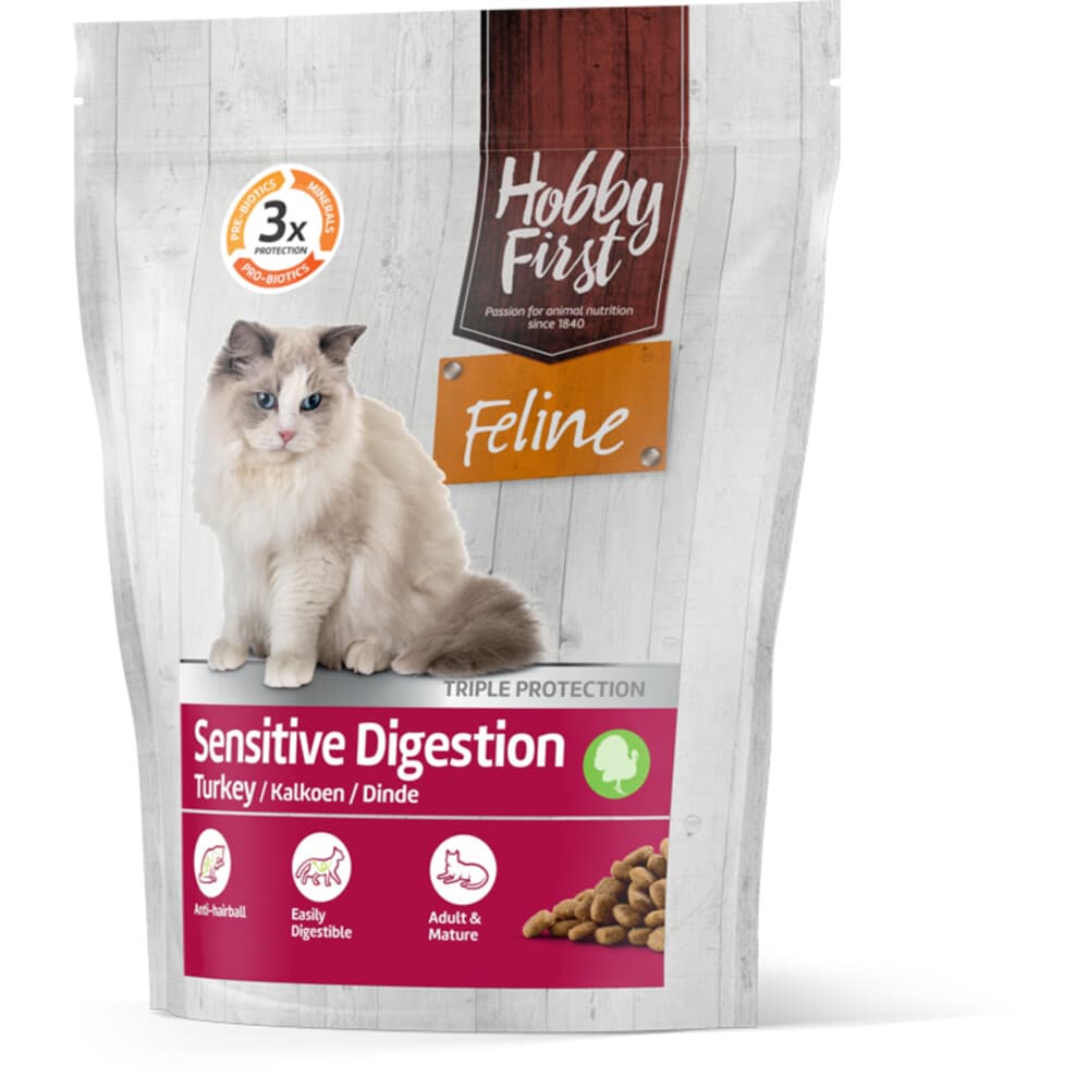 HobbyFirst Feline Sensitive Digestion Kalkoen 800 gr
