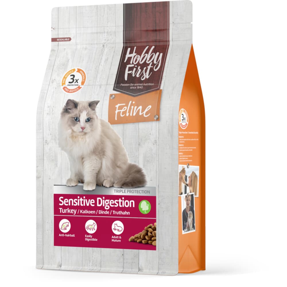 HobbyFirst Feline Sensitive Digestion Kalkoen 4,5 kg