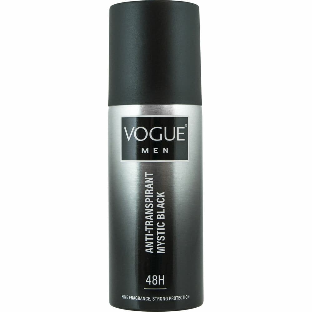 3x Vogue Anti-Transpirant Mystic Black 150 ml