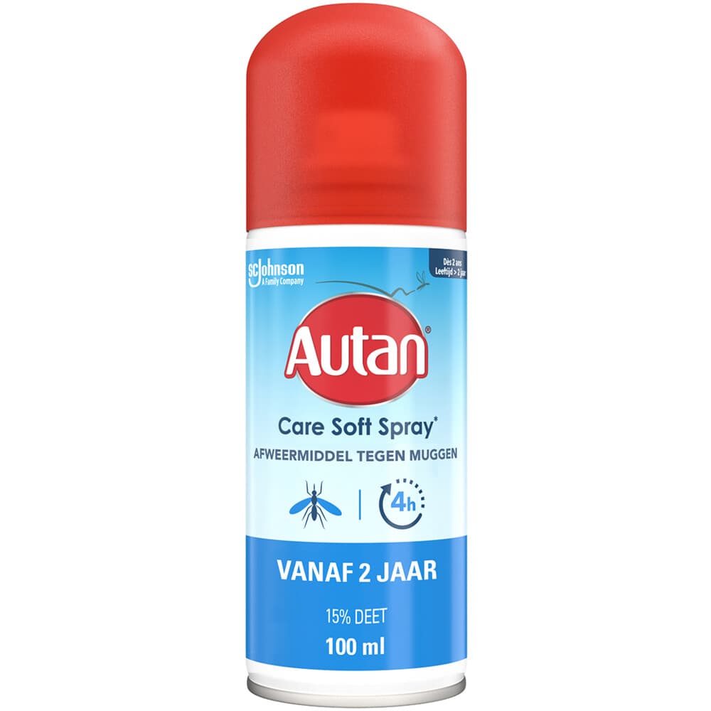 6x Autan Insectenspray Care Soft 100 ml