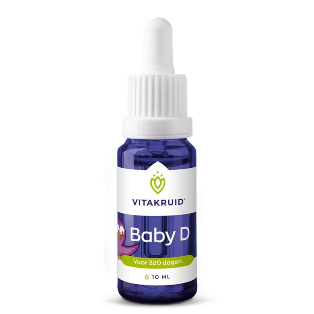 Gratis Verzending: Vitakruid Baby Vitamine D 10 ml