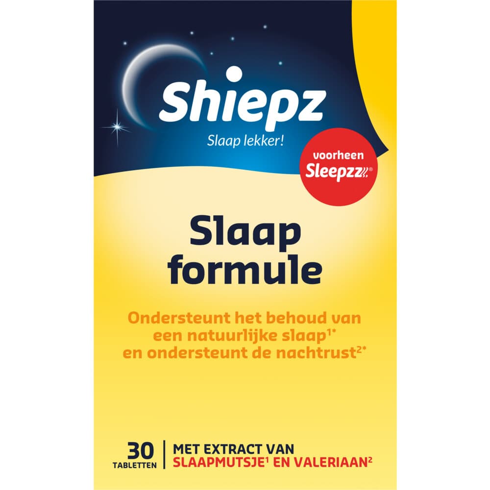 Gratis Verzending: 2x Shiepz Slaap Formule 30 tabletten