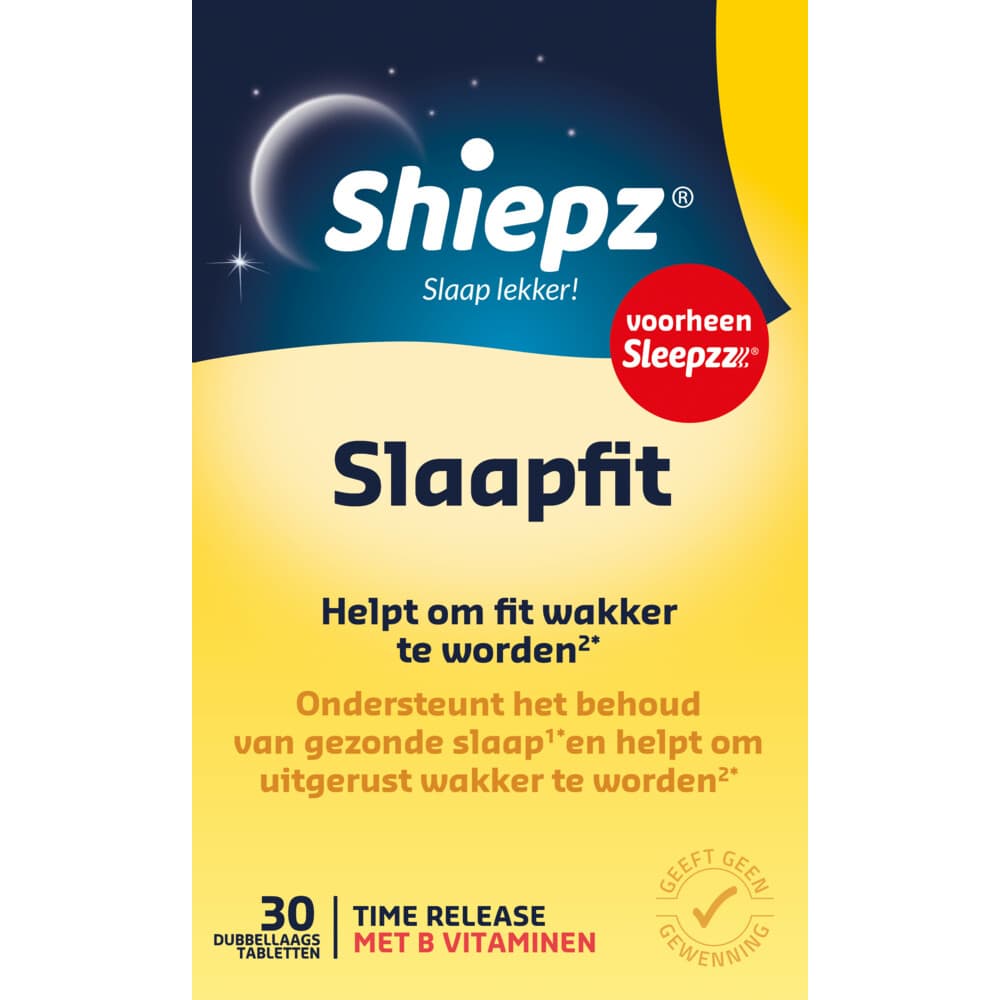 Gratis Verzending: 3x Shiepz Slaapfit 30 tabletten