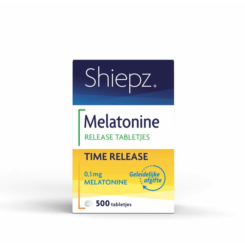 Gratis Verzending: Shiepz Melatonine 0.1 mg Time Release 500 tabletten