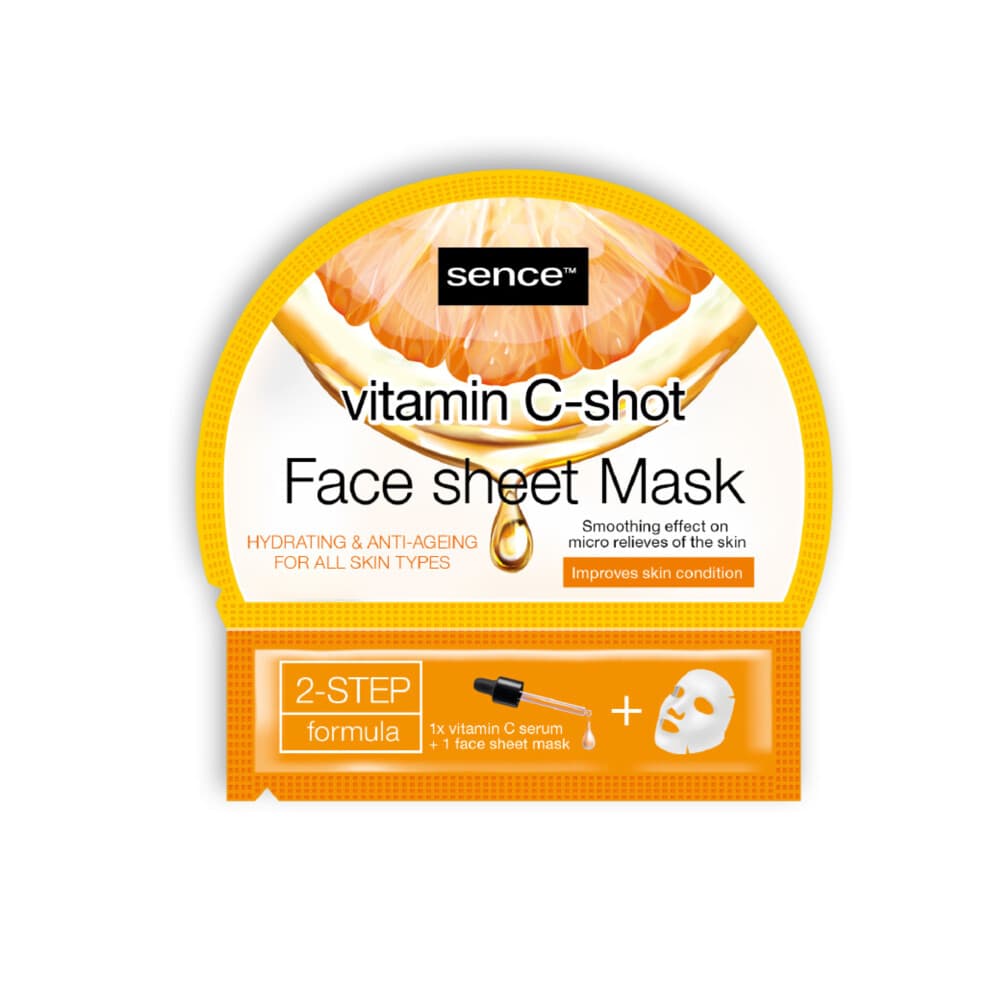 3x Sence Gezichtsmaskers Vitamin C