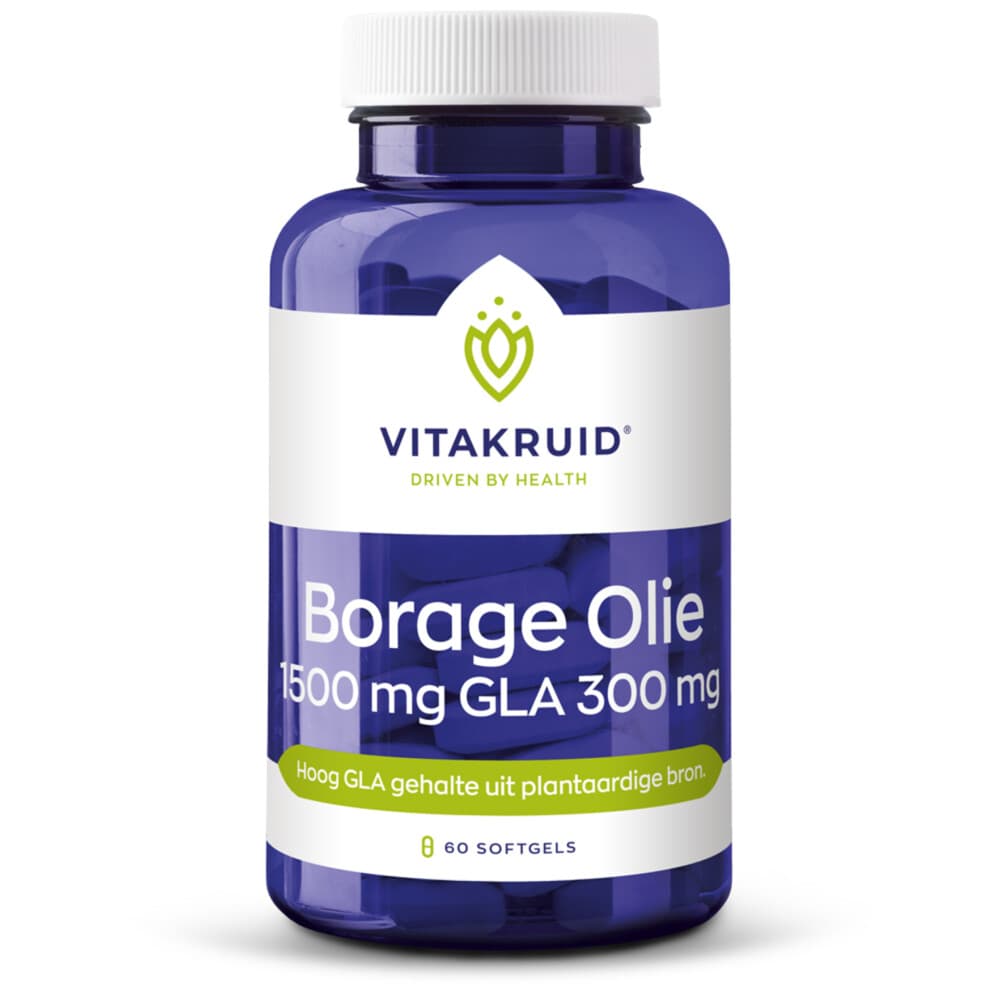 Gratis Verzending: Vitakruid Borage Olie 60 softgels
