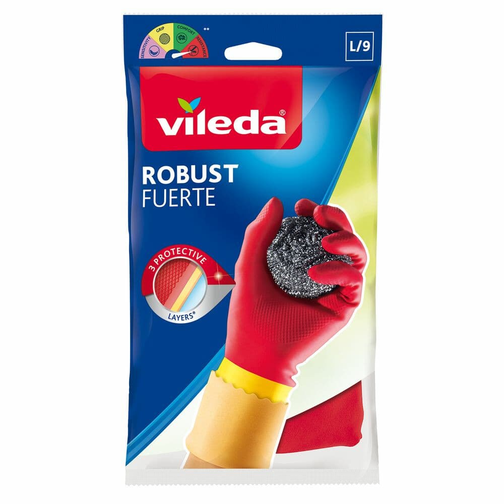 12x Vileda Handschoenen Robust Large 1 paar