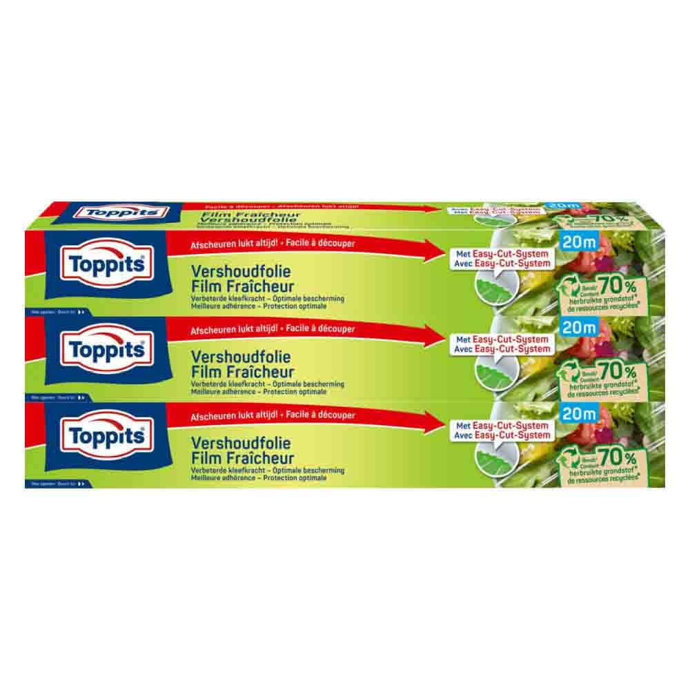 3x Toppits Vershoudfolie 32,5 cm 20 meter