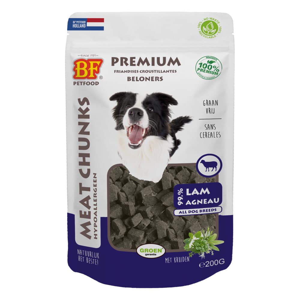 BF Petfood Meat Chunks Lam 200 gr