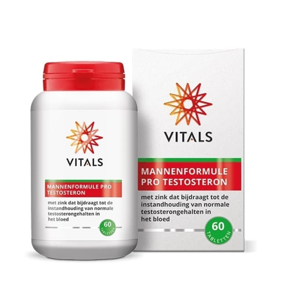 Gratis Verzending: Vitals Mannenformule Pro Testosteron 60 tabletten