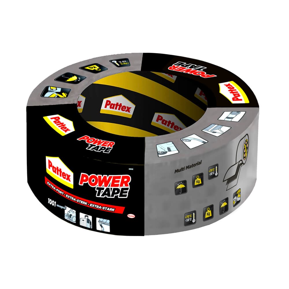 Pattex Power Tape Grijs 50 meter