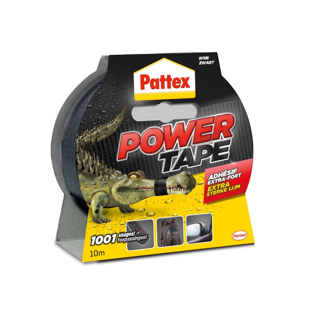 Pattex Power Tape Zwart 10 meter