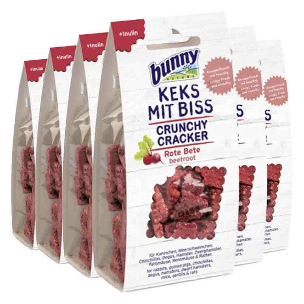 6x Bunny Nature Crunchy Cracker Rode Biet 50 gr