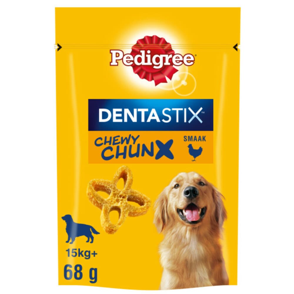 Pedigree Dentastix Chewy Chunx Hondensnacks Maxi Kip 68 gr