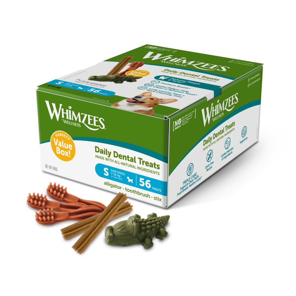 Whimzees Variety Voordeelverpakking Small 56 stuks