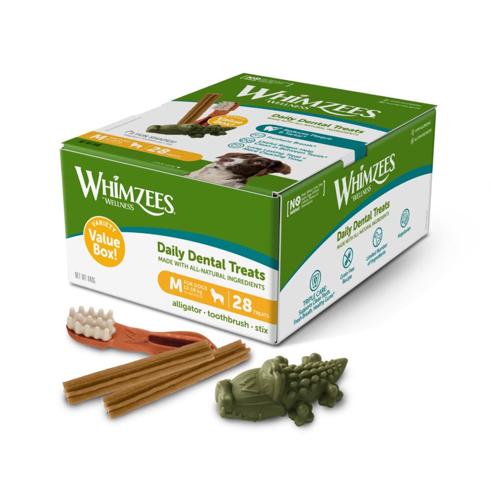 Whimzees Variety Voordeelverpakking Medium 28 stuks