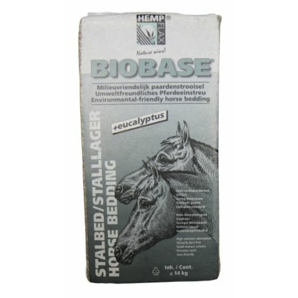 Hempflax Paardenstrooisel Biobase 14 kg