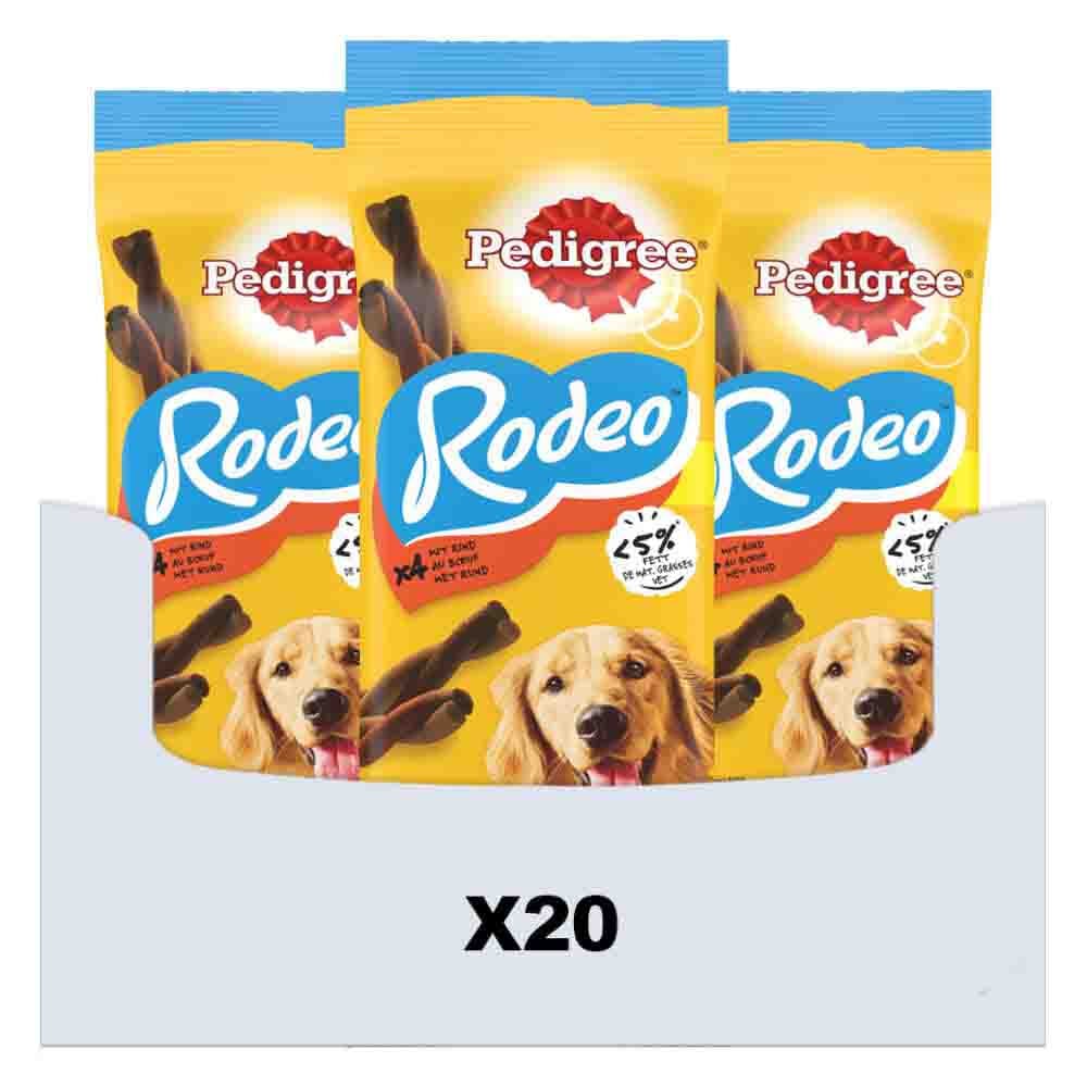 20x Pedigree Rodeo Kauwsticks Hondensnacks Rund 70 gr