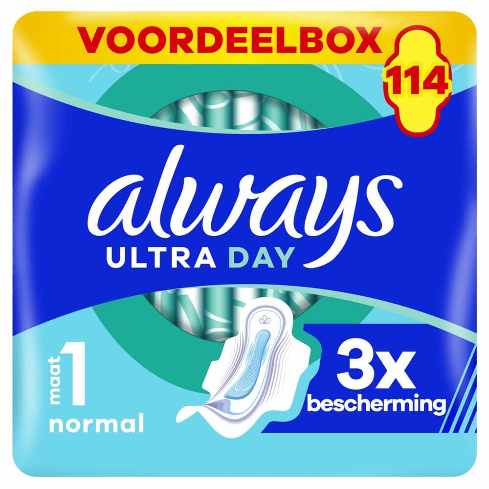 Always Maandverband Ultra Normal Plus 114 stuks
