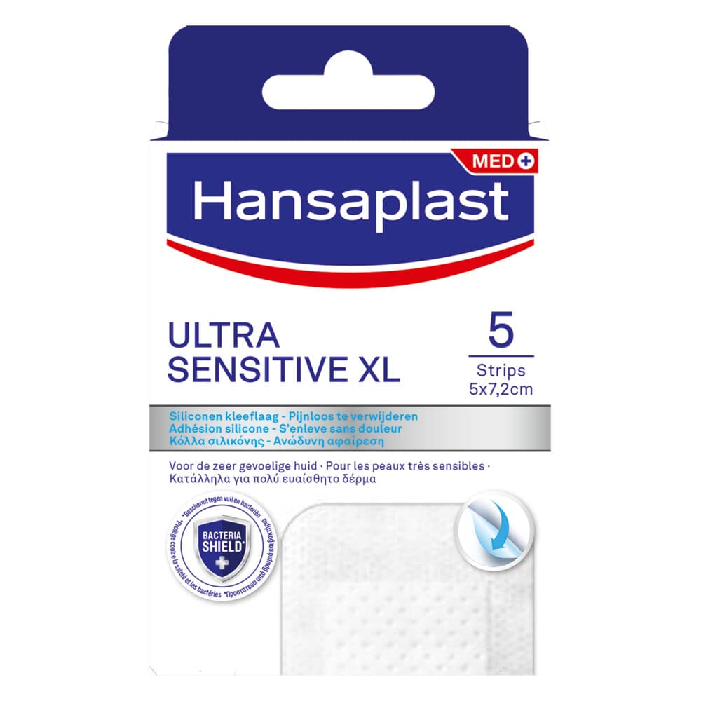 2e halve prijs: Hansaplast Silicone Soft XL 5 stuks